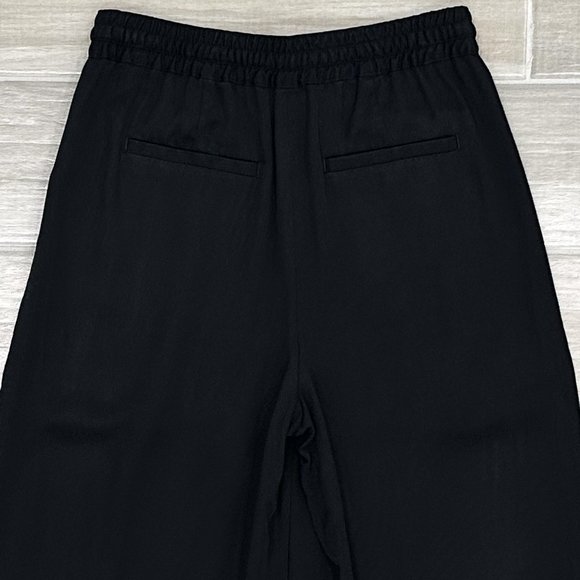 Club Monaco Signature Elasticated Pleated Trouser Pants in Black Women’s Size S - Picture 10 of 16